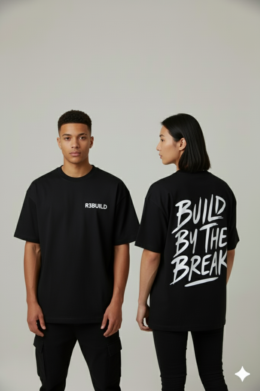 Break Tee – Shadow Black