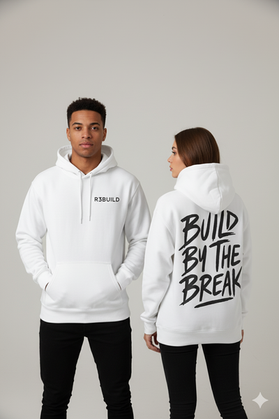 Break Hoodie – Rebuild White