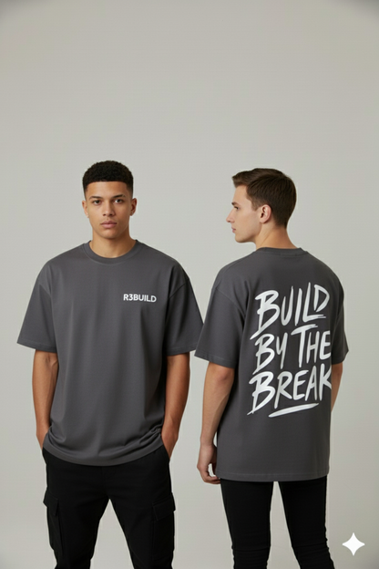 Oversize Break Tee – Ash Gray Edition