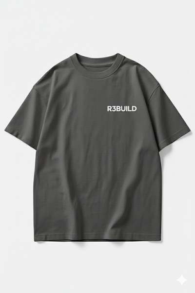 Oversize Break Tee – Ash Gray Edition