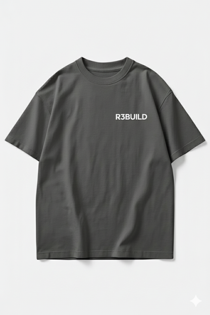 Oversize Break Tee – Ash Gray Edition