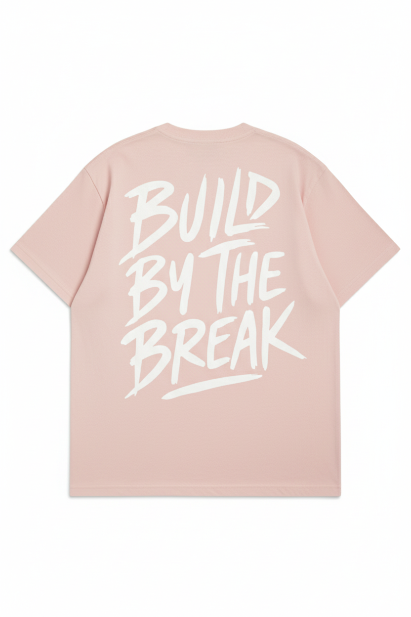 Oversize Break Tee – Soft Rose