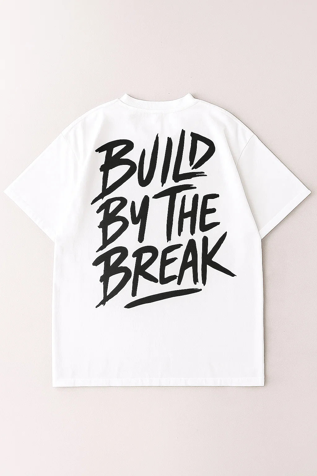 Oversize Break Tee – Rebuild White